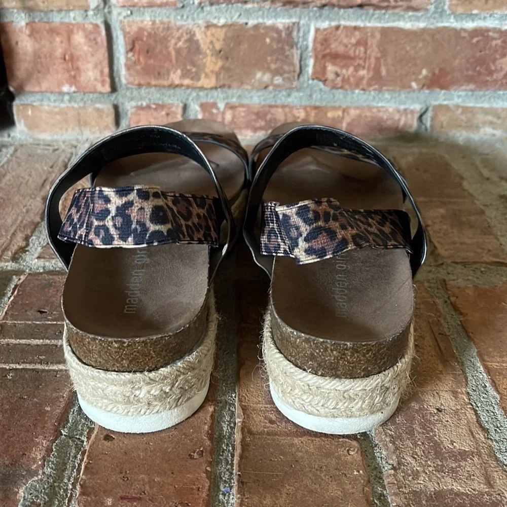 Madden Girl Cybell Leopard Platform Sandals
